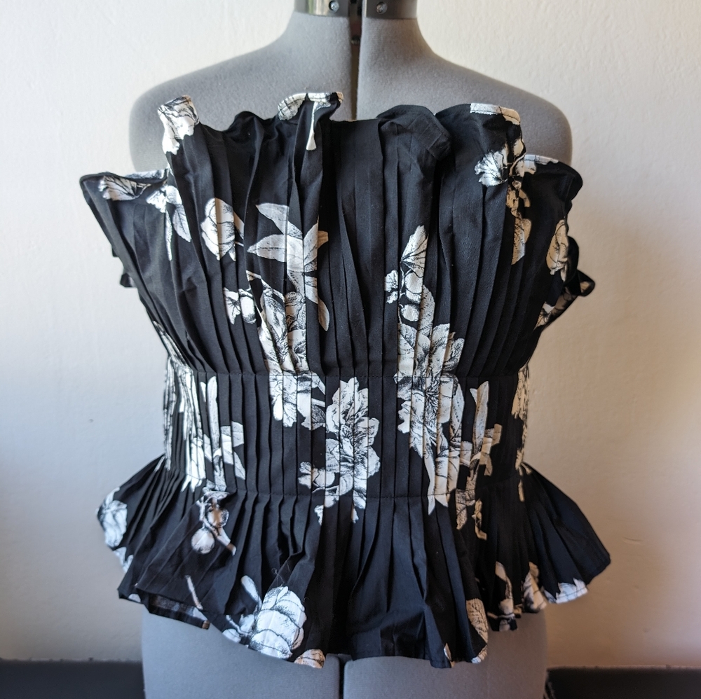 Ruffle bustier